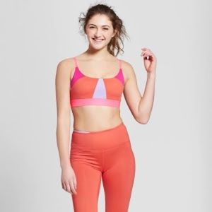 JOYLAB Color Block Mid Rise Legging - Coral